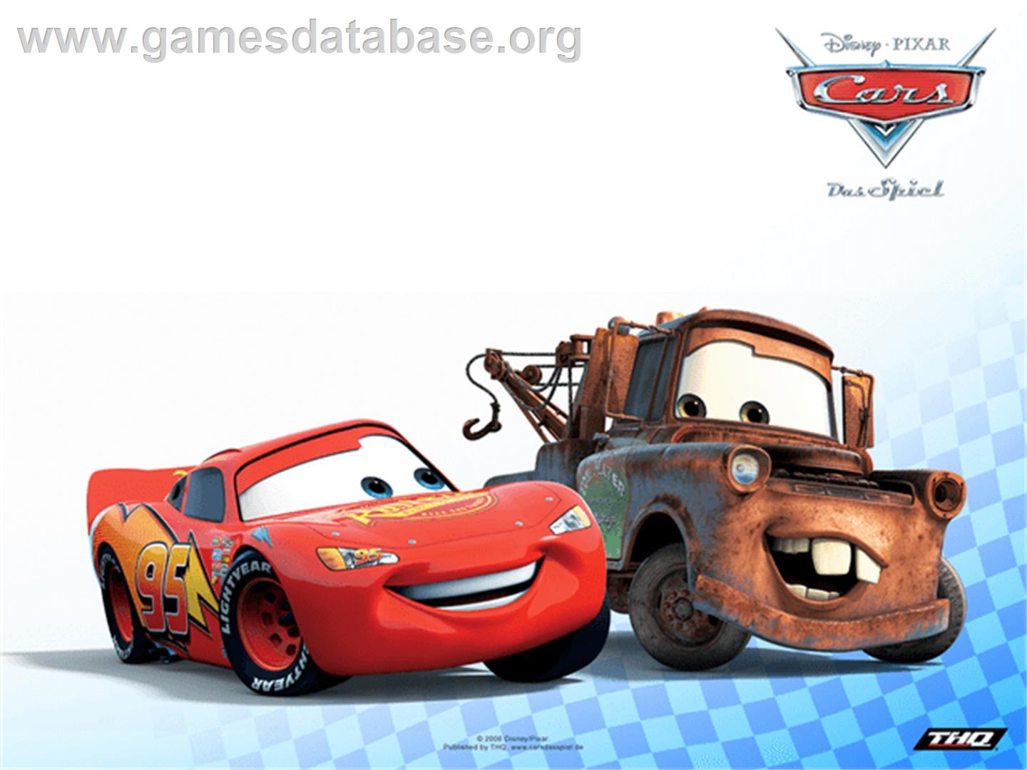 Cars - Microsoft Xbox - Artwork - Title Screen