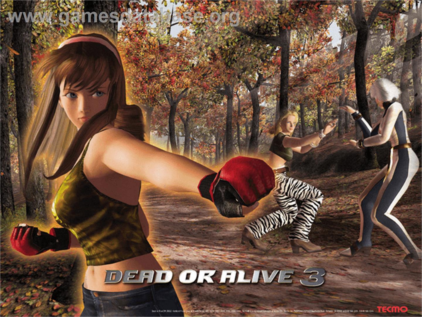 Dead or Alive 3 - Microsoft Xbox - Artwork - Title Screen
