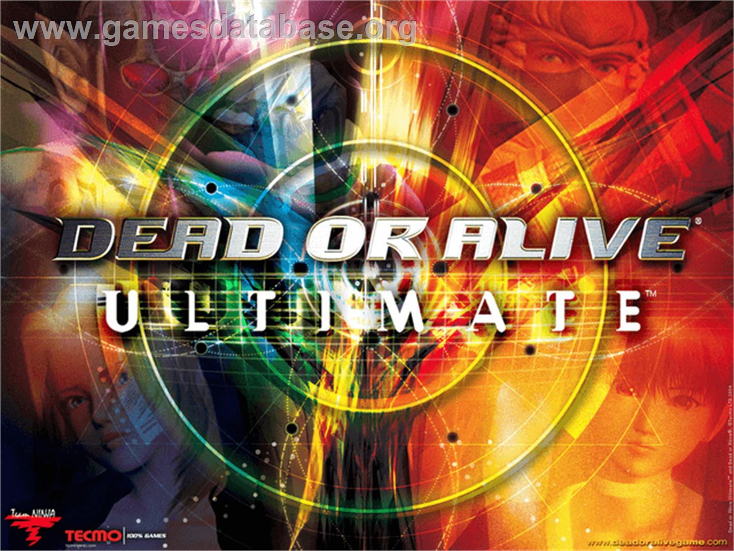 Dead or Alive Ultimate - Microsoft Xbox - Artwork - Title Screen