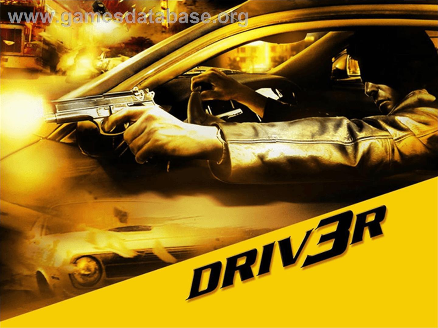 Driv3r - Microsoft Xbox - Artwork - Title Screen