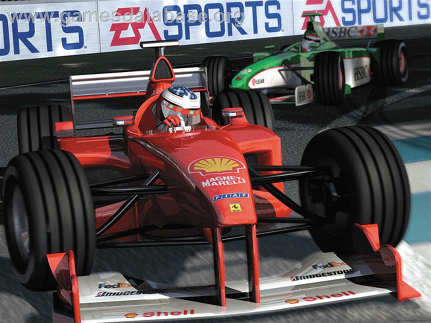 F1 2001 - Microsoft Xbox - Artwork - Title Screen