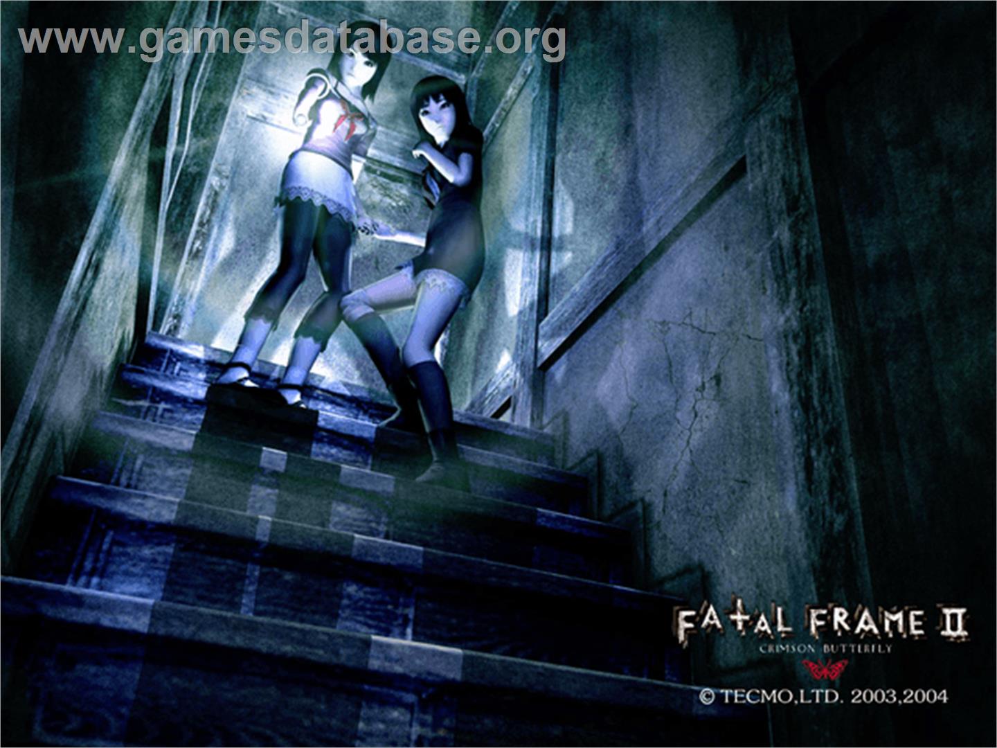 Fatal Frame II: Crimson Butterfly - Microsoft Xbox - Artwork - Title Screen