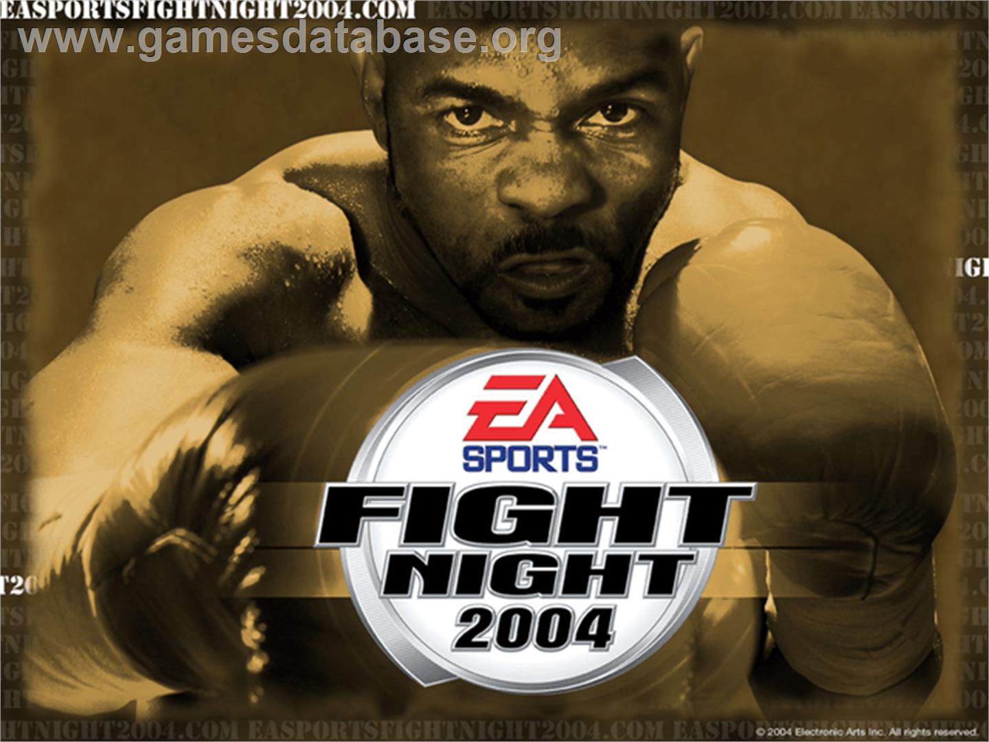 Fight Night 2004 - Microsoft Xbox - Artwork - Title Screen