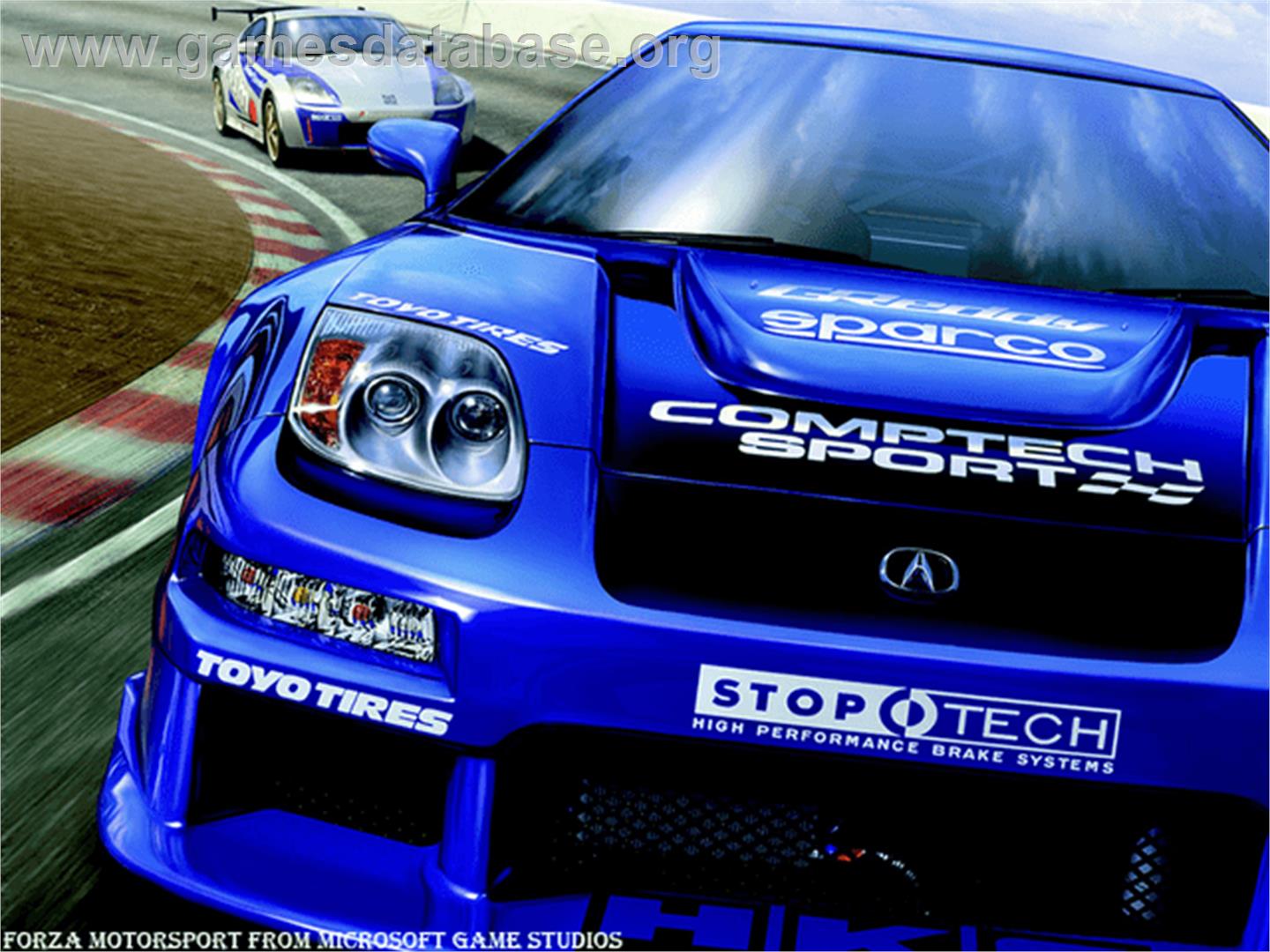 Forza Motorsport - Microsoft Xbox - Artwork - Title Screen