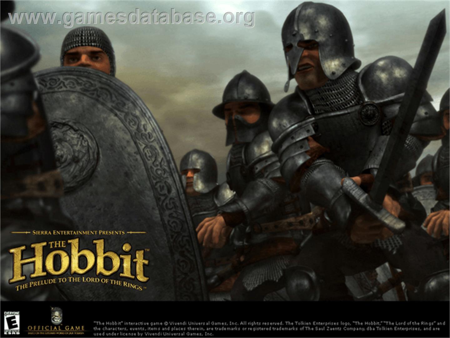 Hobbit - Microsoft Xbox - Artwork - Title Screen