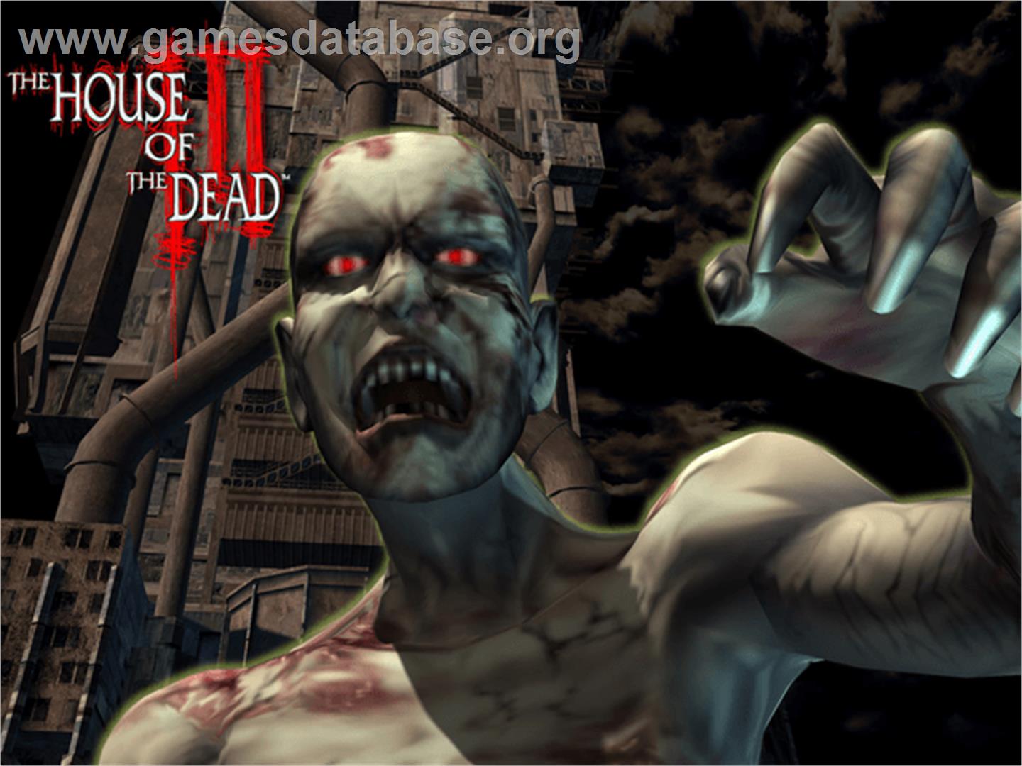 House of the Dead 3 - Microsoft Xbox - Artwork - Title Screen