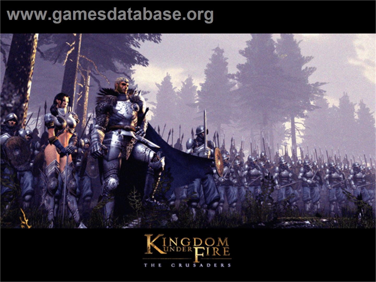Kingdom Under Fire: The Crusaders - Microsoft Xbox - Artwork - Title Screen