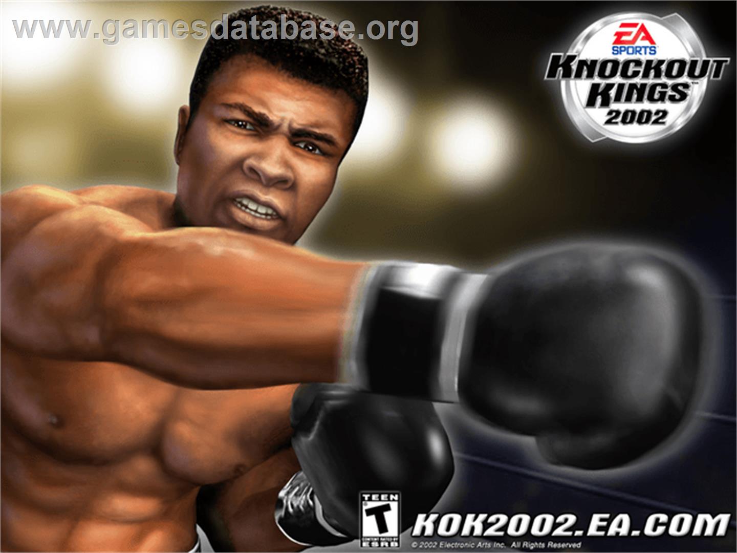 Knockout Kings 2002 - Microsoft Xbox - Artwork - Title Screen