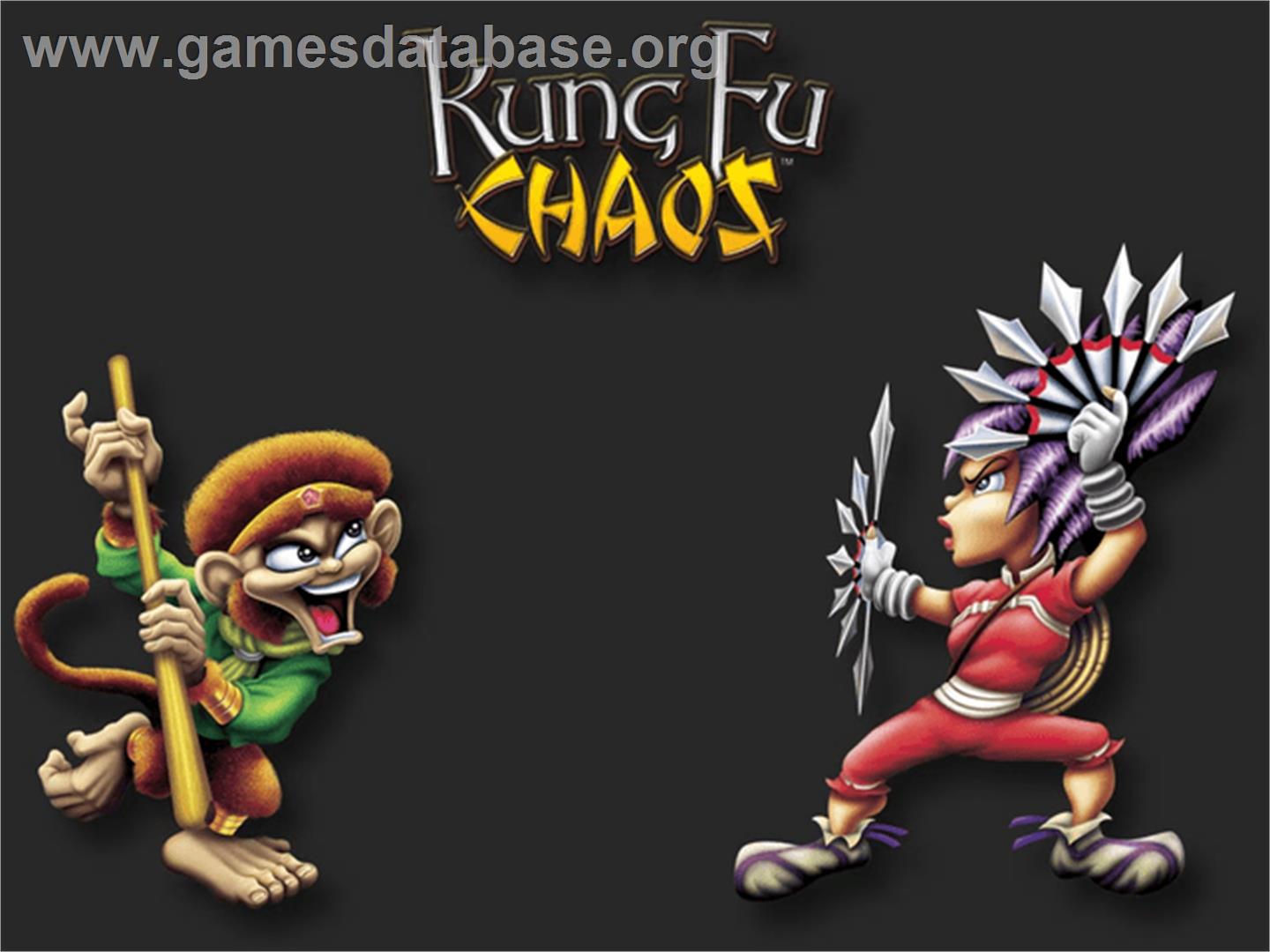 Kung Fu Chaos - Microsoft Xbox - Artwork - Title Screen