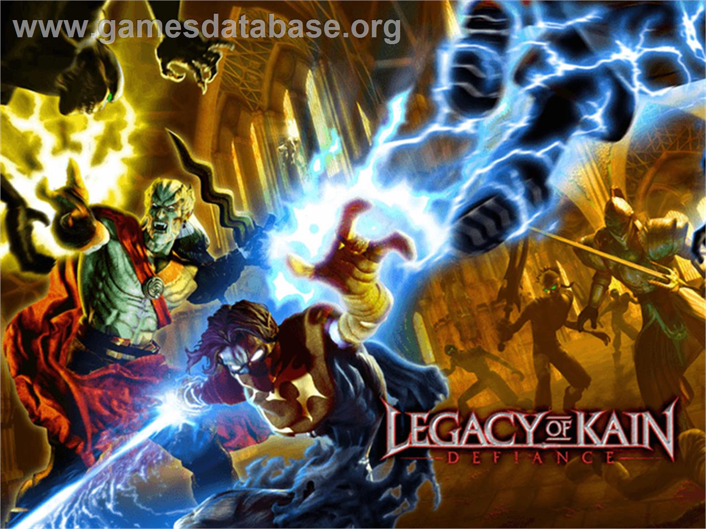 Legacy of Kain: Defiance - Microsoft Xbox - Artwork - Title Screen