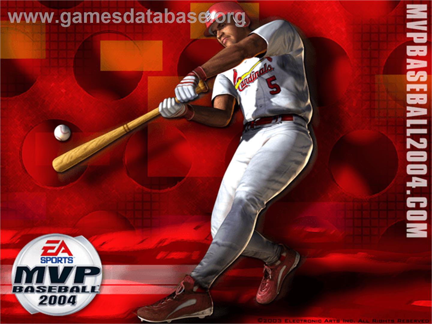 MVP Baseball 2004 - Microsoft Xbox - Artwork - Title Screen