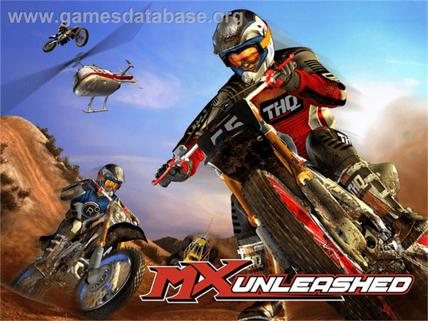 MX Unleashed - Microsoft Xbox - Artwork - Title Screen