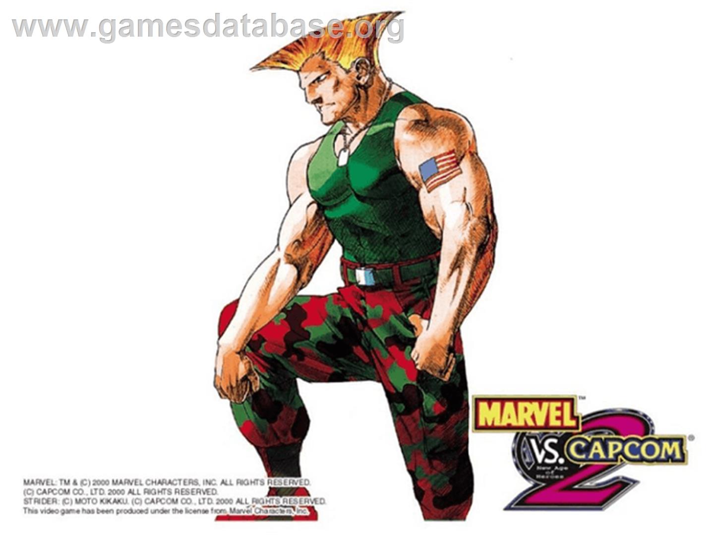 Marvel vs. Capcom 2 - Microsoft Xbox - Artwork - Title Screen