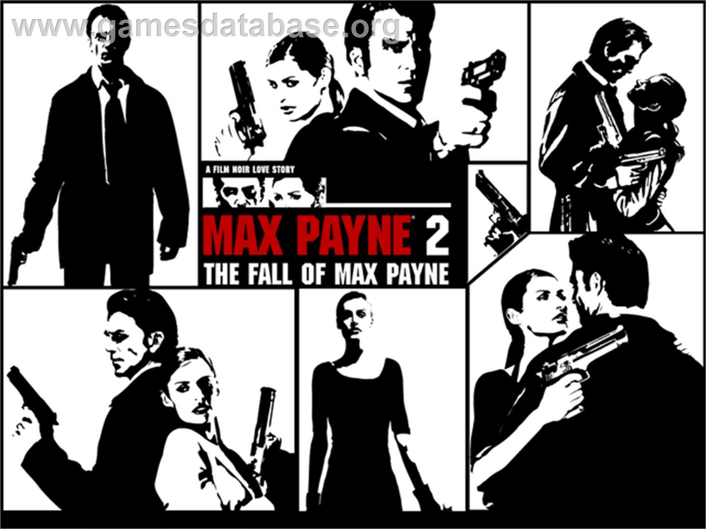 Max Payne 2: The Fall of Max Payne - Microsoft Xbox - Artwork - Title Screen
