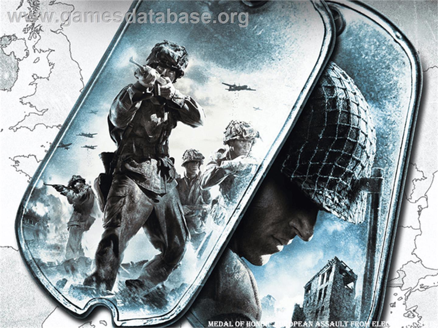 Medal of Honor: European Assault - Microsoft Xbox - Artwork - Title Screen