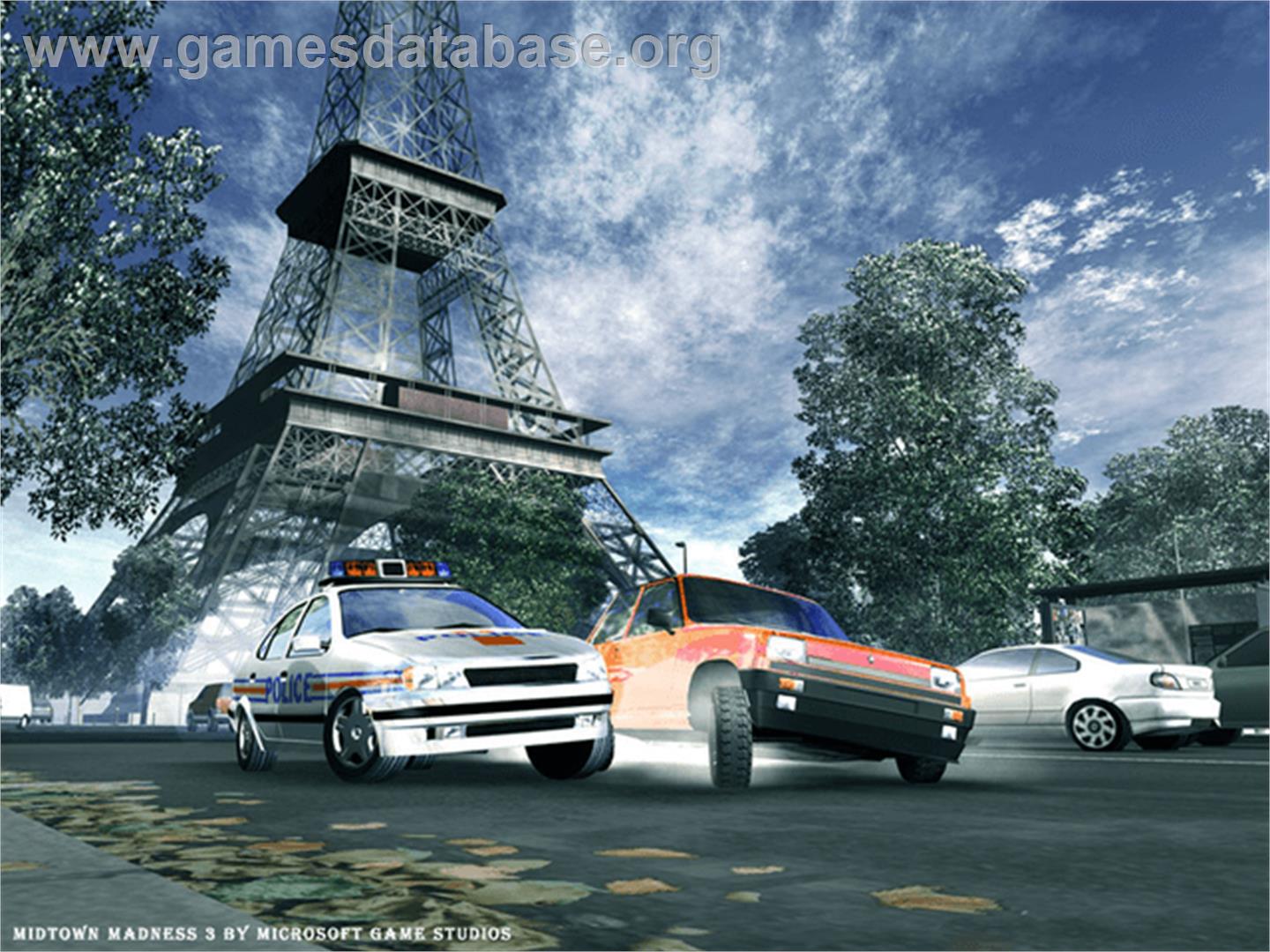 Midtown Madness 3 - Microsoft Xbox - Artwork - Title Screen