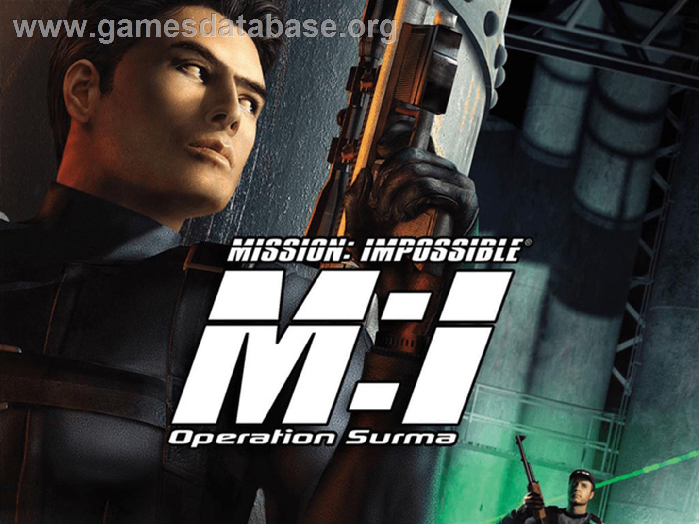 Mission Impossible: Operation Surma - Microsoft Xbox - Artwork - Title Screen