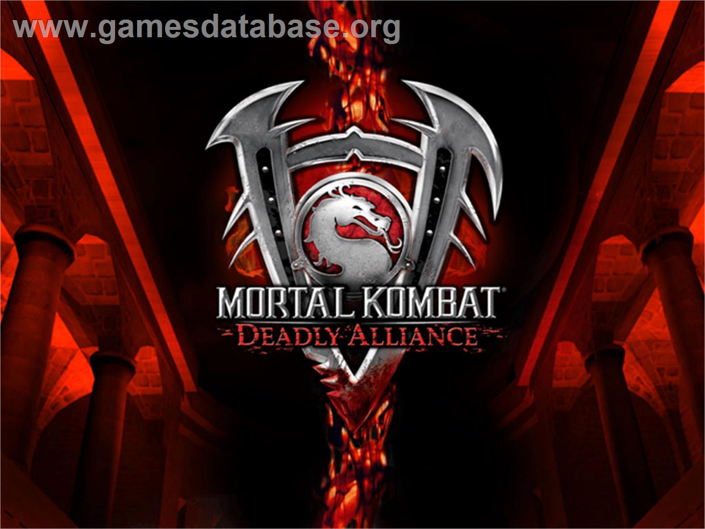 Mortal Kombat: Deadly Alliance - Microsoft Xbox - Artwork - Title Screen
