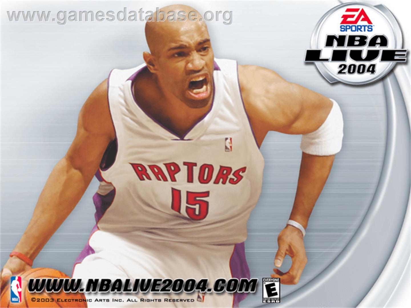 NBA Live 2004 - Microsoft Xbox - Artwork - Title Screen