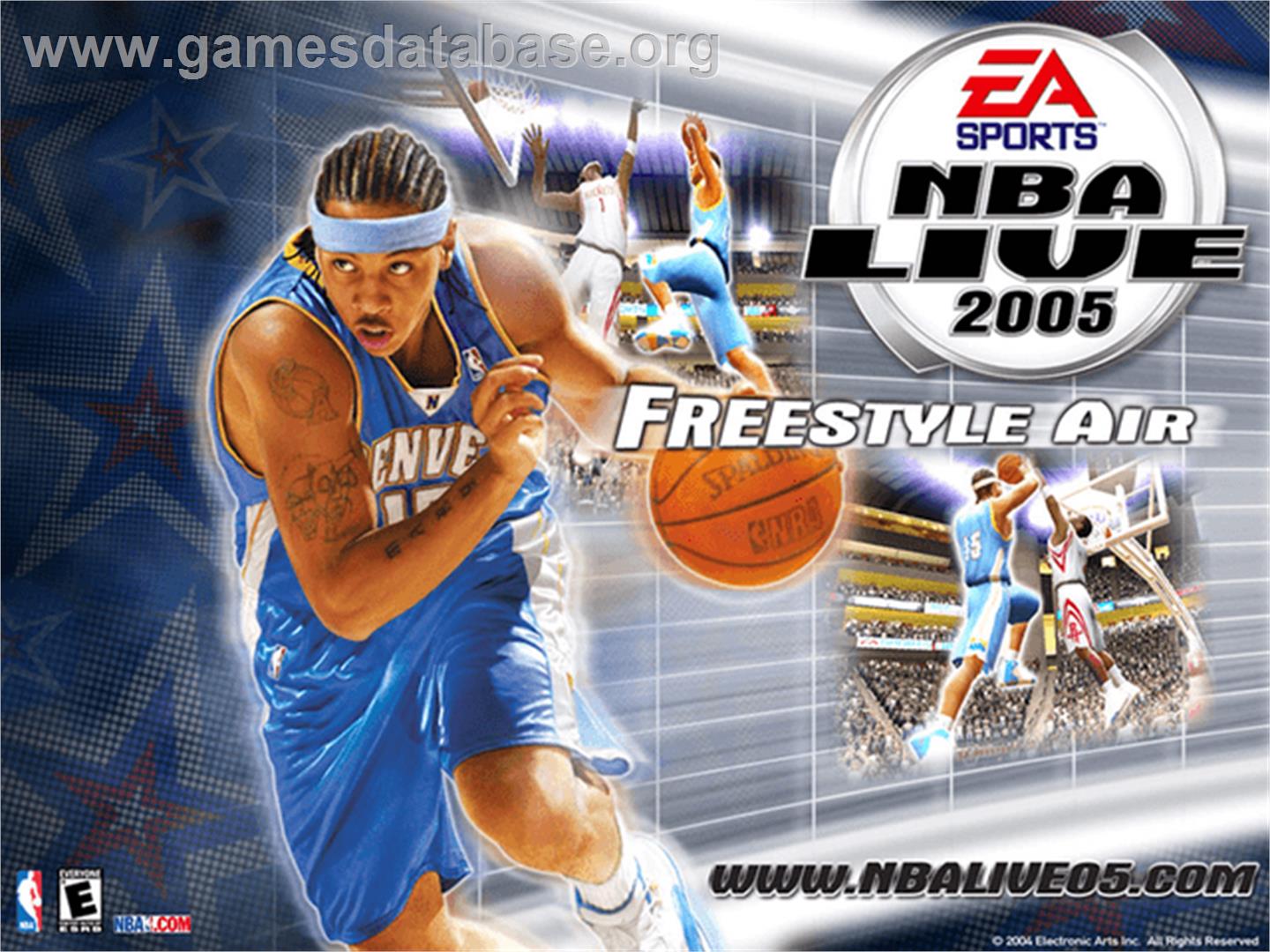 NBA Live 2005 - Microsoft Xbox - Artwork - Title Screen