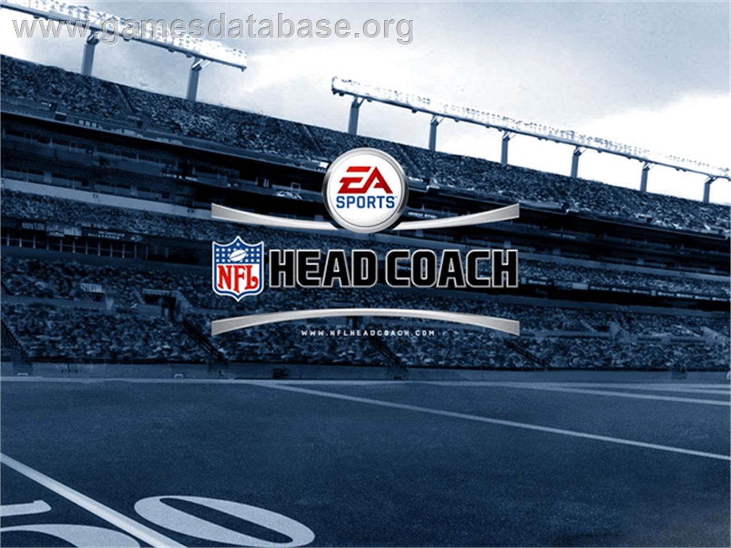 NFL Head Coach - Microsoft Xbox - Artwork - Title Screen