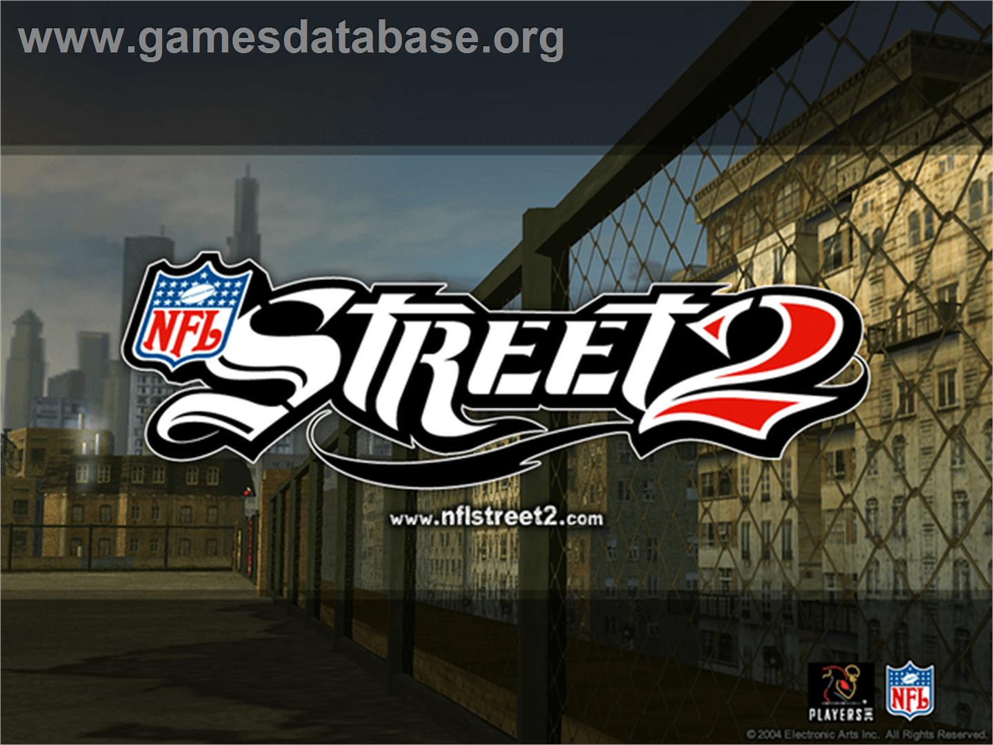 NFL Street 2 - Microsoft Xbox - Artwork - Title Screen
