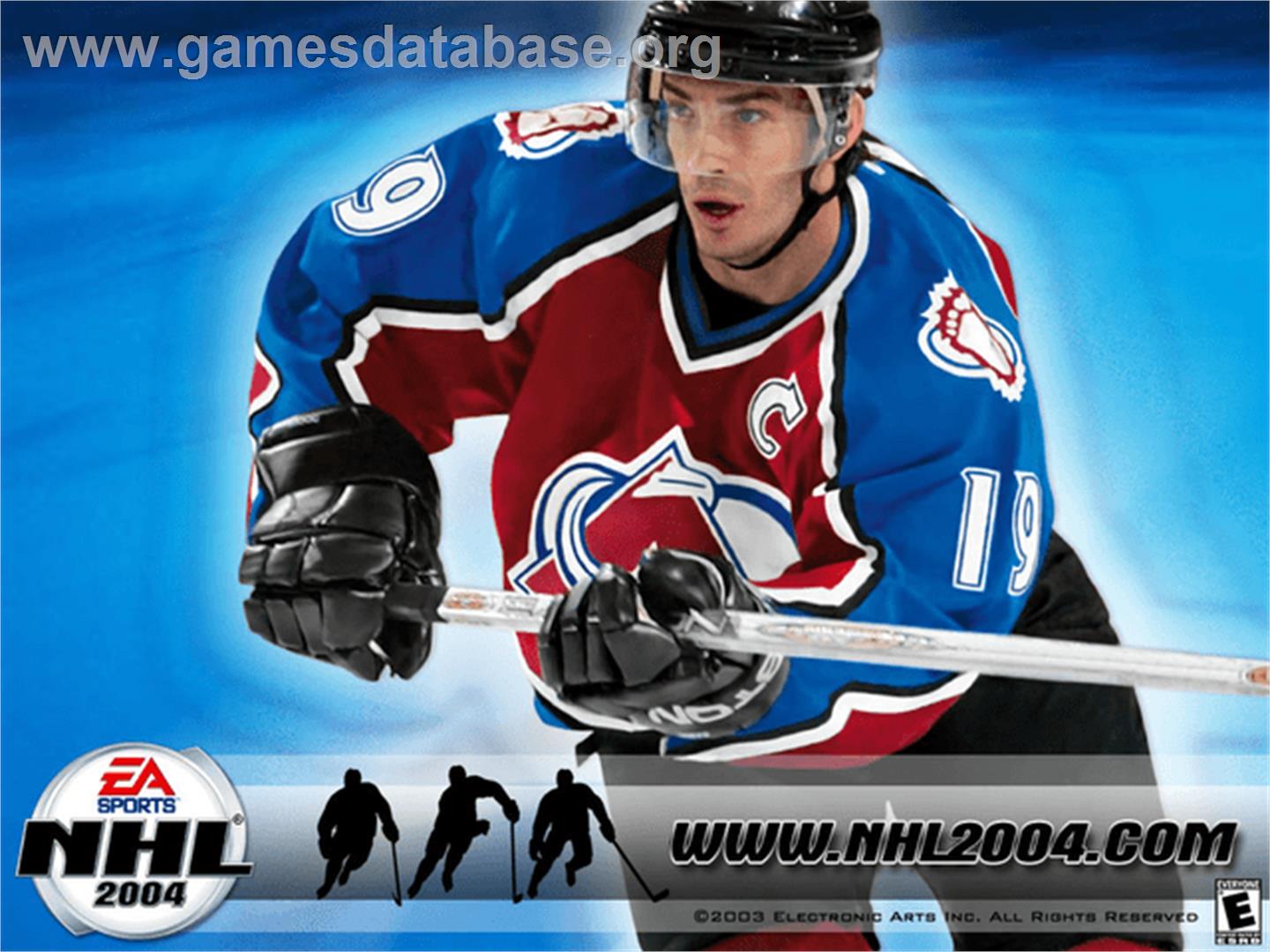 NHL 2004 - Microsoft Xbox - Artwork - Title Screen