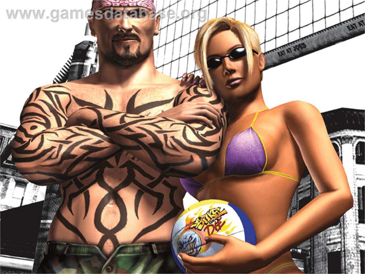 Outlaw Volleyball: Red Hot - Microsoft Xbox - Artwork - Title Screen