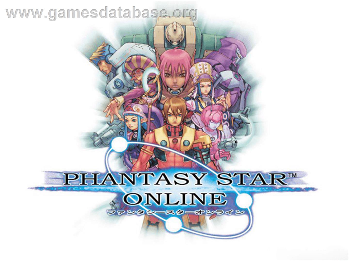 Phantasy Star Online Episode I & 2 - Microsoft Xbox - Artwork - Title Screen
