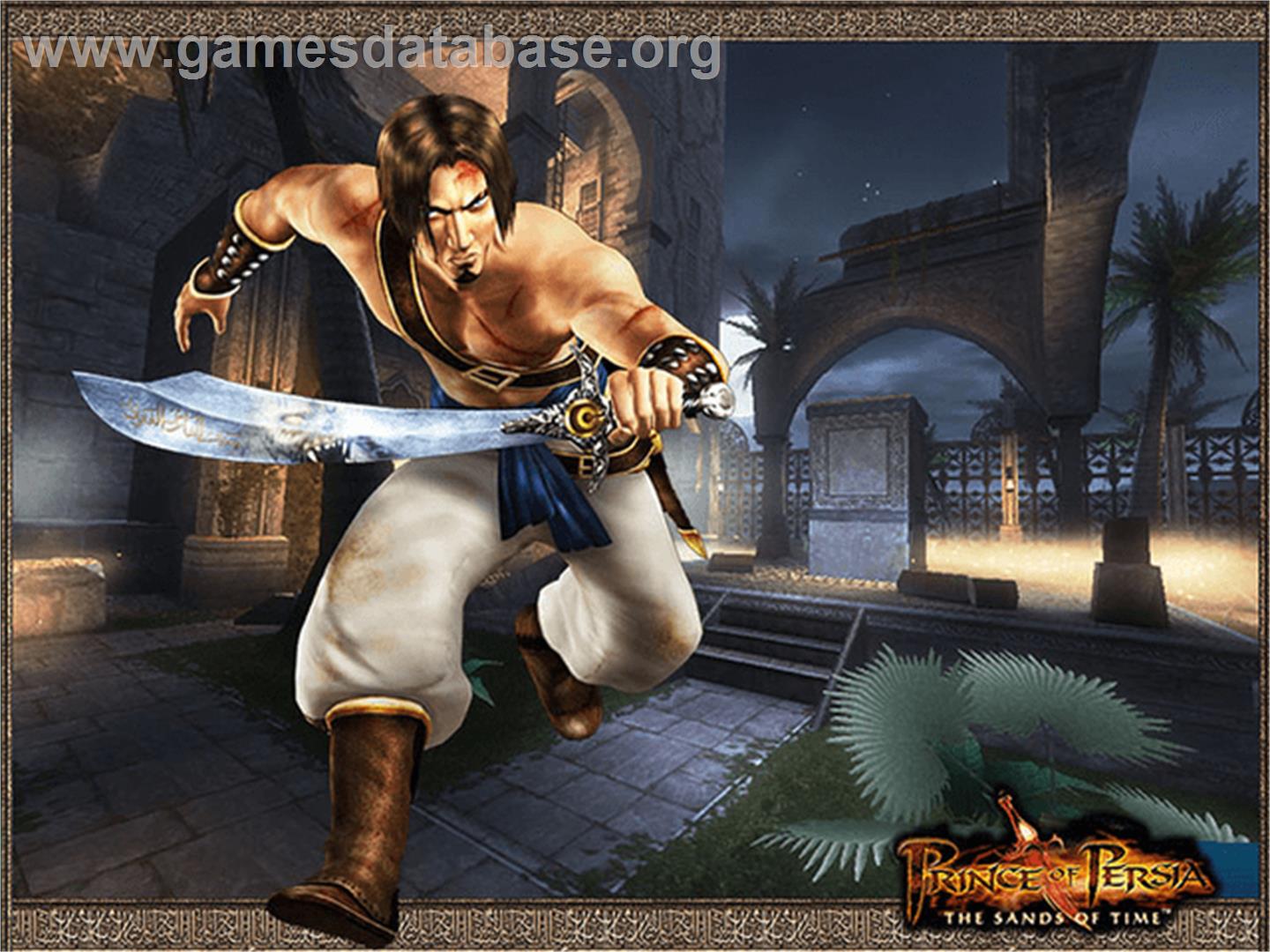 Prince of Persia: The Sands of Time - Microsoft Xbox - Artwork - Title Screen