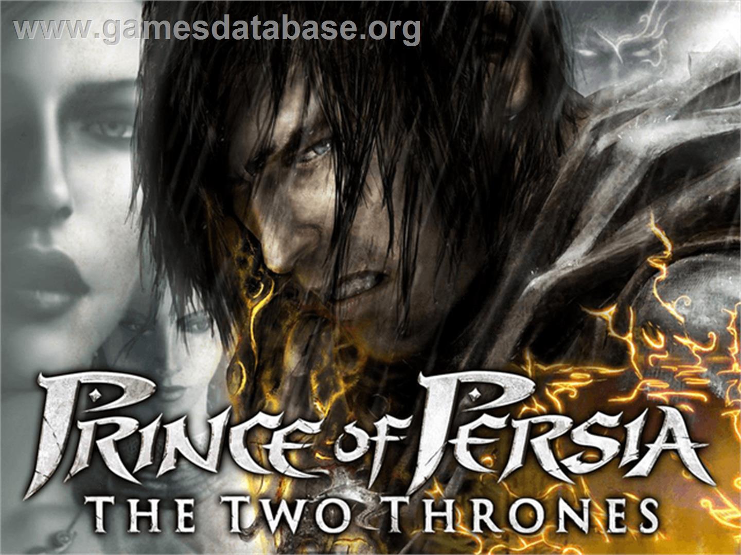 Prince of Persia: The Two Thrones - Microsoft Xbox - Artwork - Title Screen