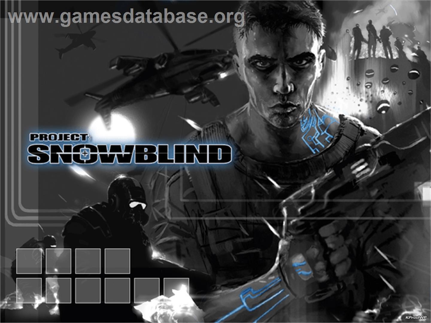 Project: Snowblind - Microsoft Xbox - Artwork - Title Screen