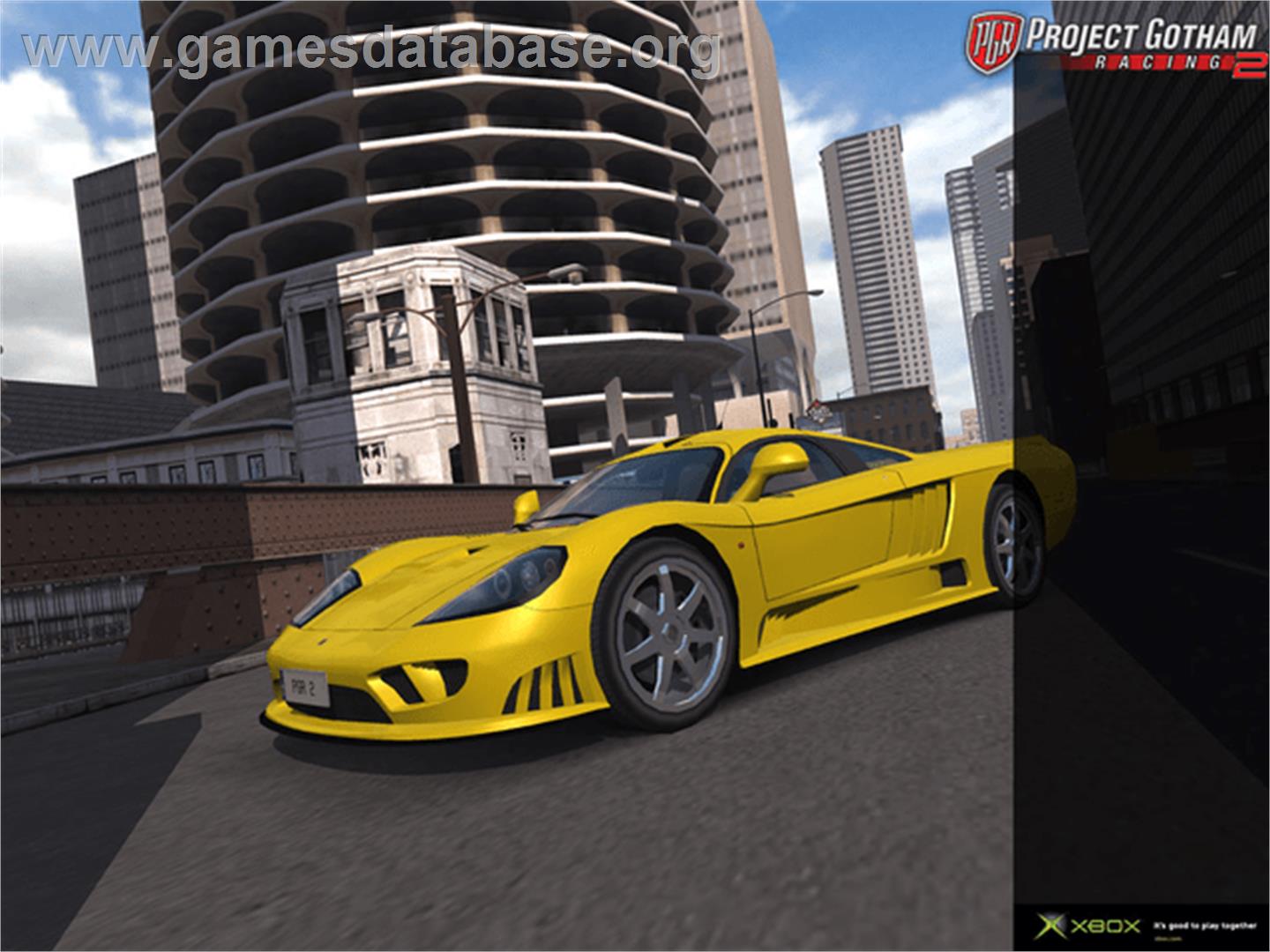 Project Gotham Racing 2 - Microsoft Xbox - Artwork - Title Screen