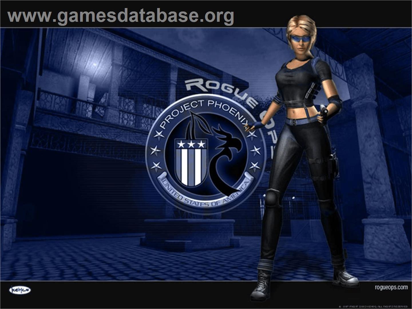 Rogue Ops - Microsoft Xbox - Artwork - Title Screen