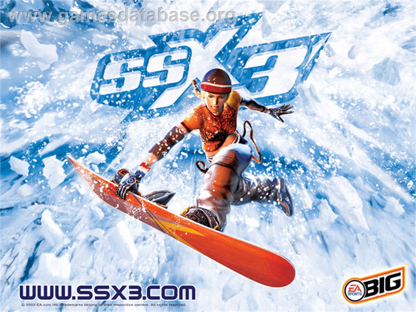 SSX 3 - Microsoft Xbox - Artwork - Title Screen