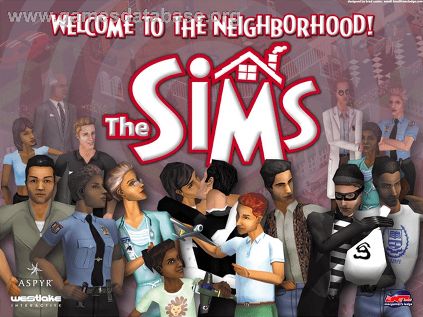 Sims - Microsoft Xbox - Artwork - Title Screen