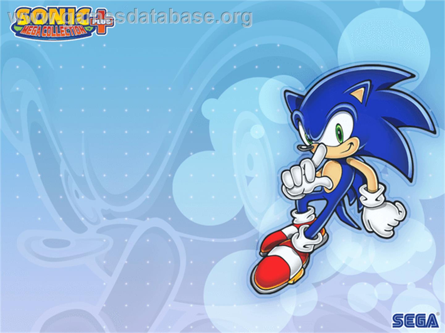 Sonic Mega Collection Plus - Microsoft Xbox - Artwork - Title Screen