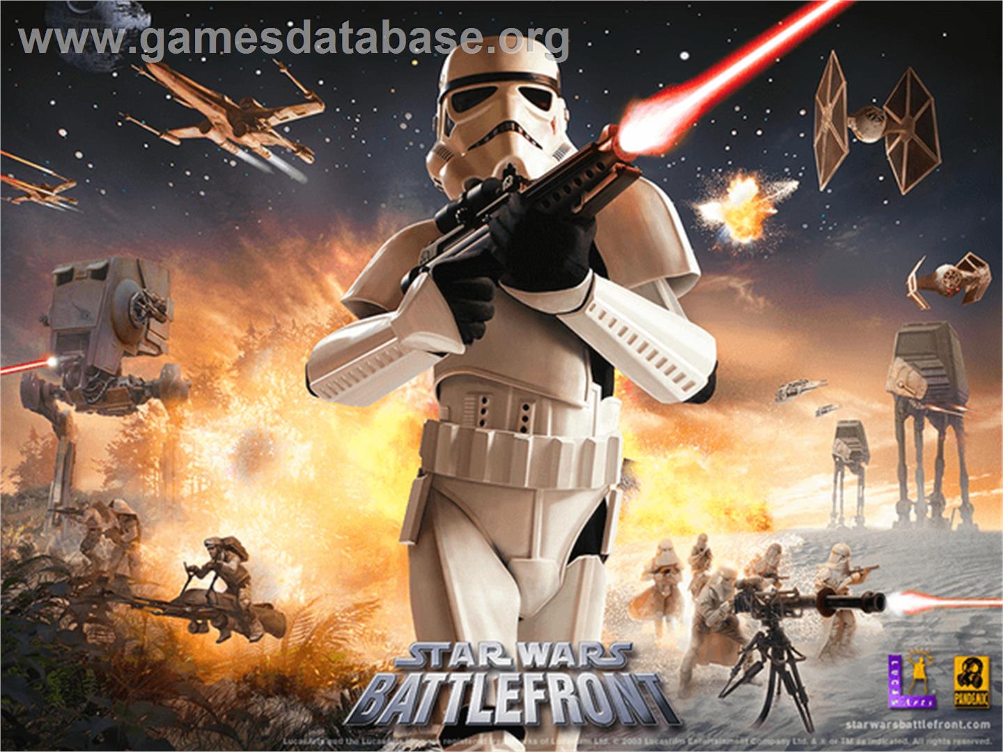 Star Wars: Battlefront - Microsoft Xbox - Artwork - Title Screen
