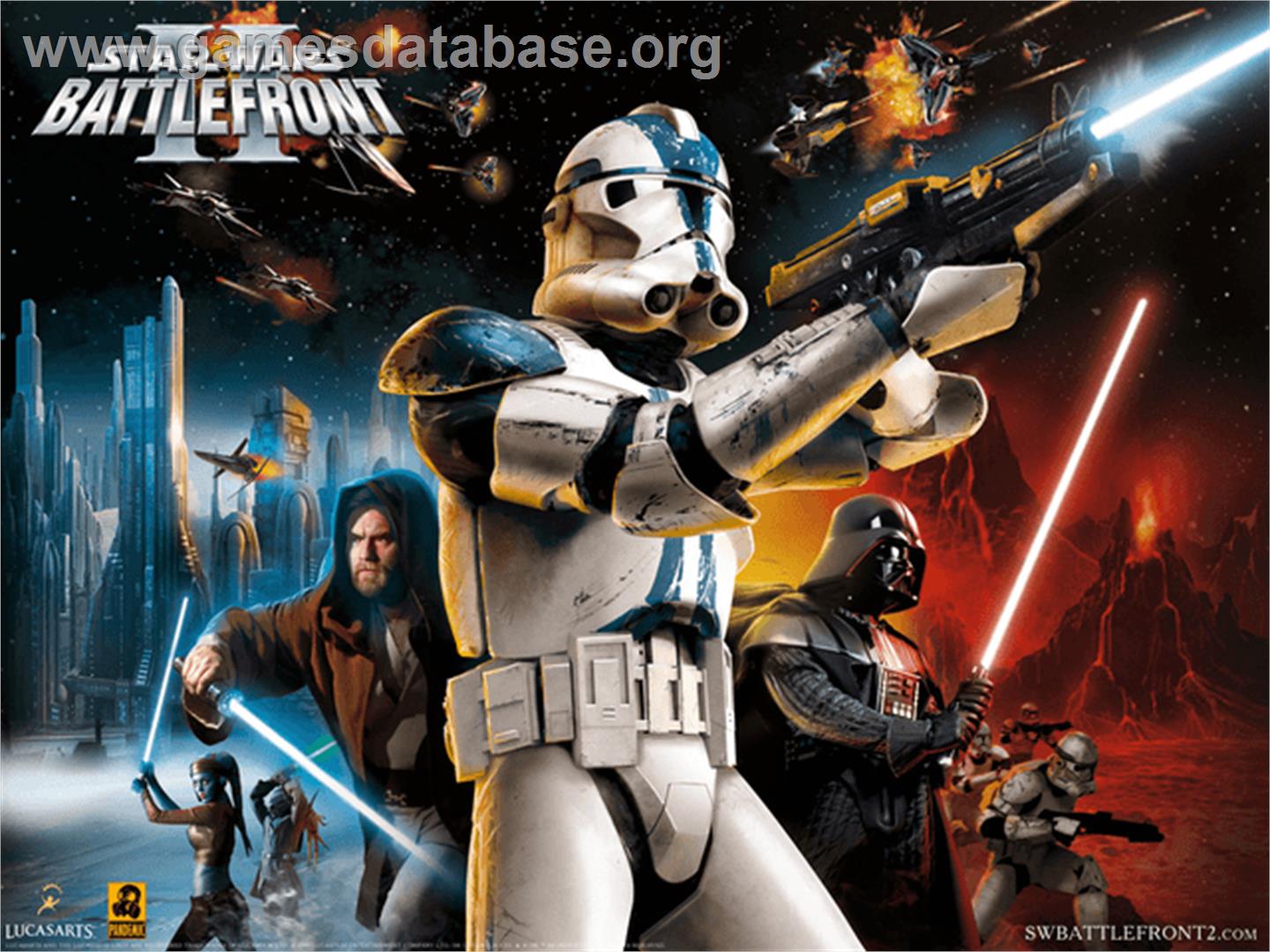 Star Wars: Battlefront 2 - Microsoft Xbox - Artwork - Title Screen