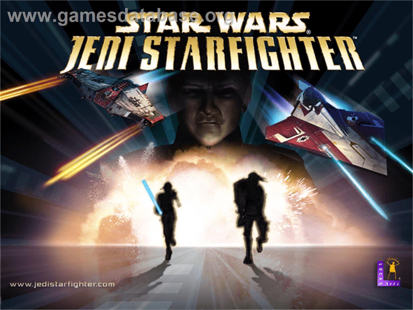 Star Wars: Jedi Starfighter - Microsoft Xbox - Artwork - Title Screen