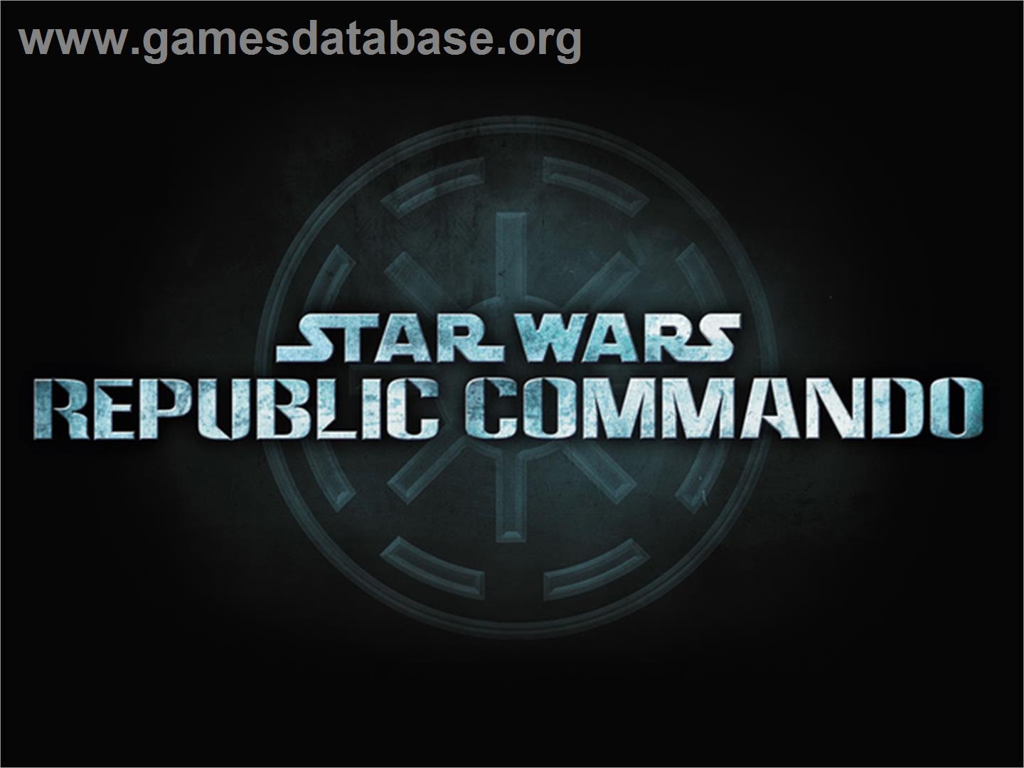 Star Wars: Republic Commando - Microsoft Xbox - Artwork - Title Screen
