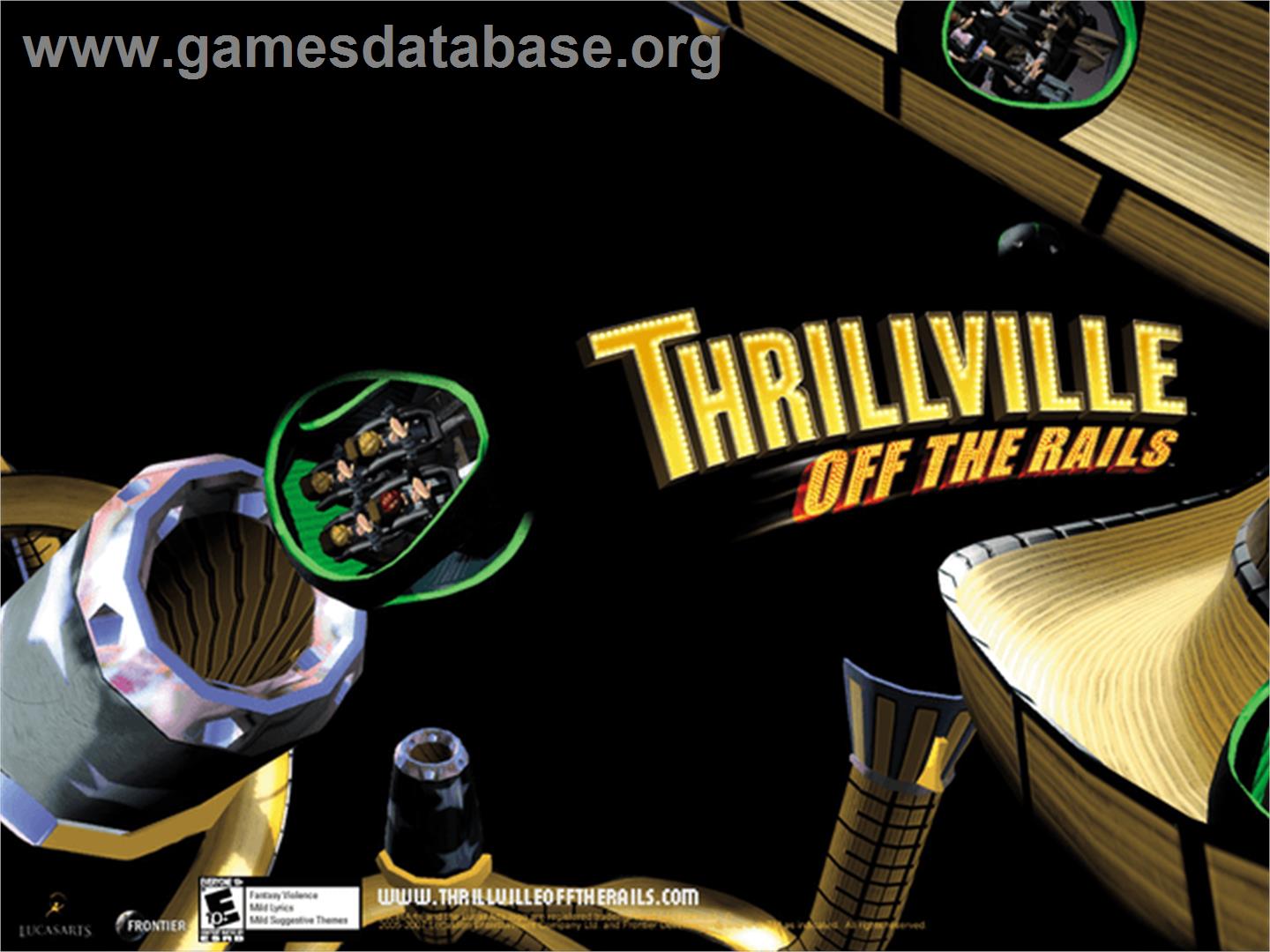 Thrillville - Microsoft Xbox - Artwork - Title Screen