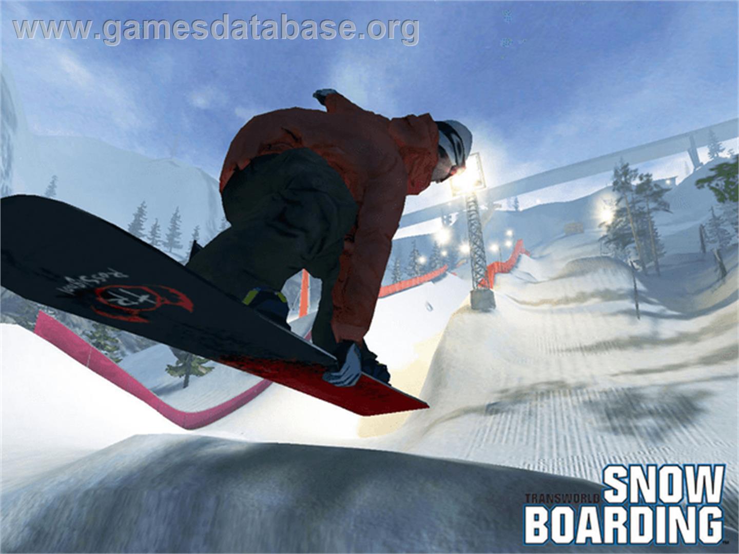TransWorld Snowboarding - Microsoft Xbox - Artwork - Title Screen