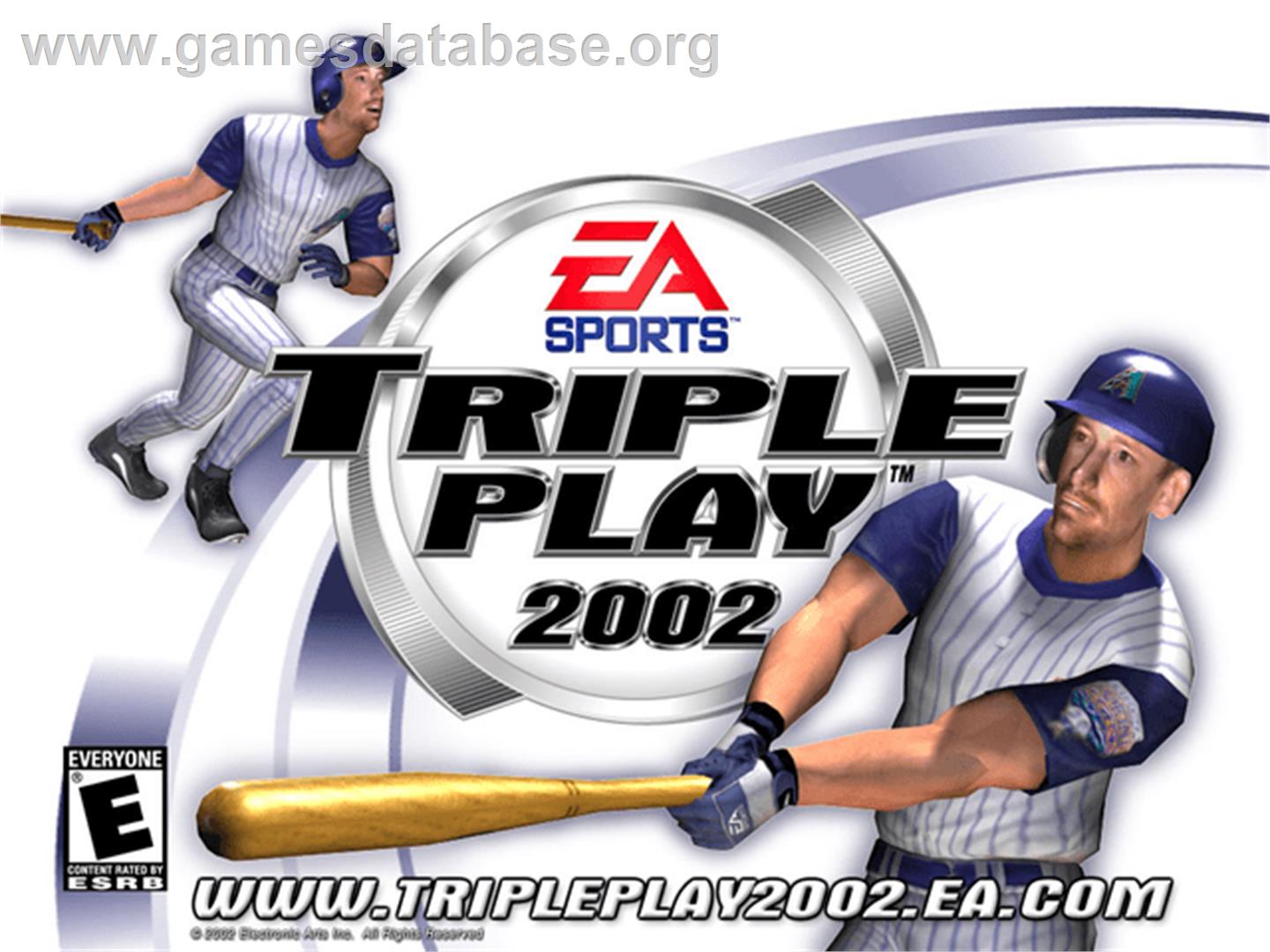 Triple Play 2002 - Microsoft Xbox - Artwork - Title Screen