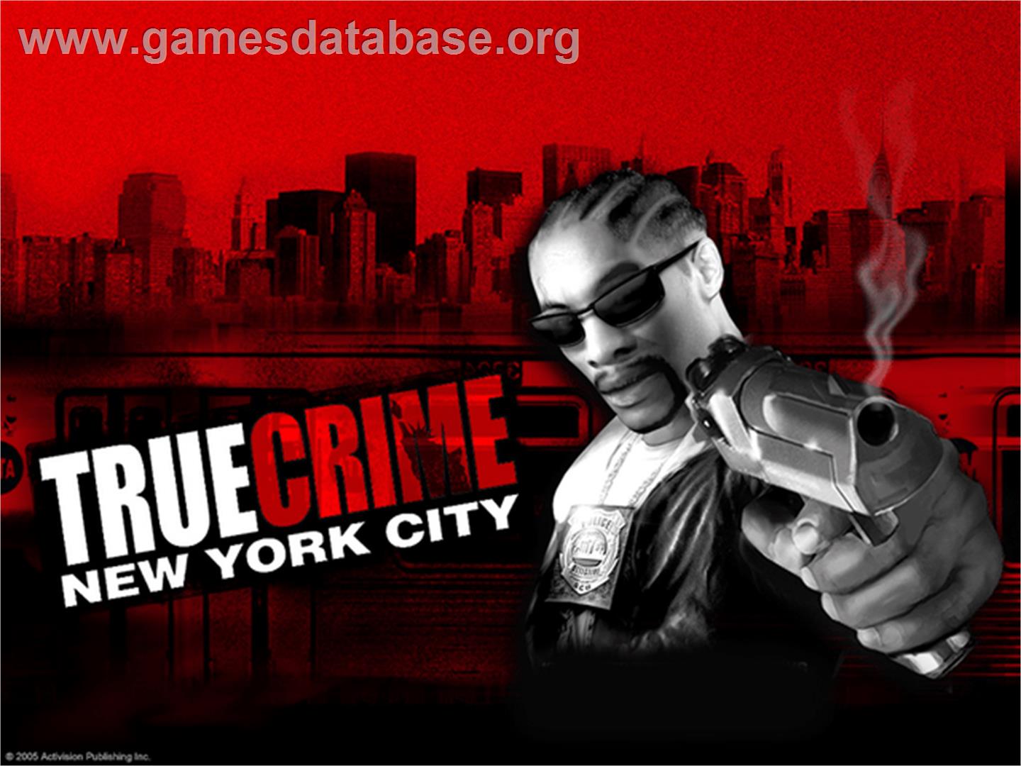 True Crime: New York City - Microsoft Xbox - Artwork - Title Screen