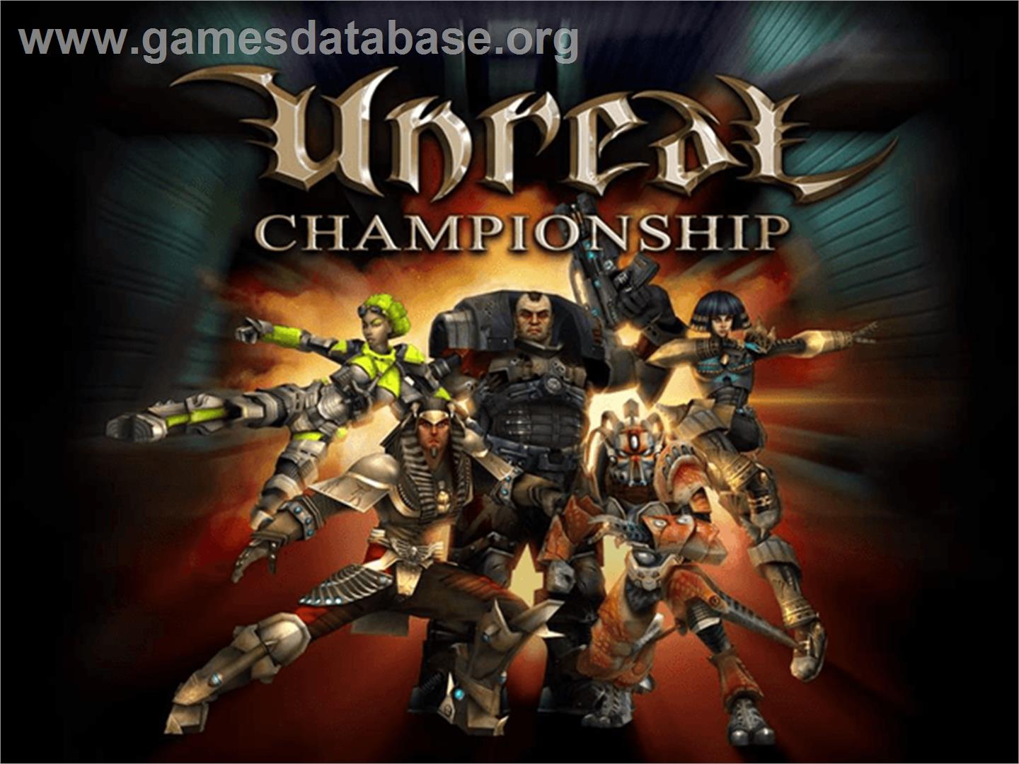 Unreal Championship - Microsoft Xbox - Artwork - Title Screen