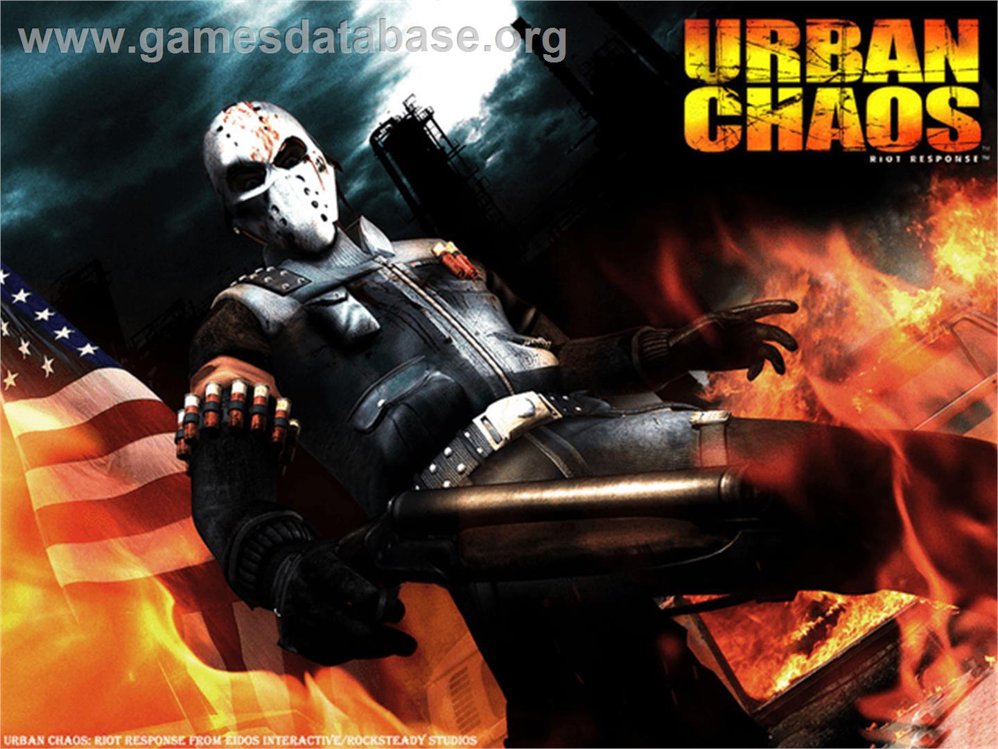 Urban Chaos: Riot Response - Microsoft Xbox - Artwork - Title Screen