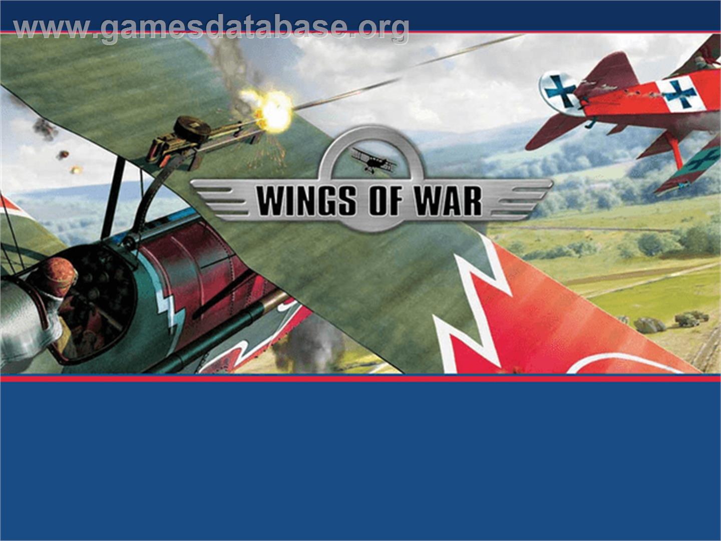 Wings of War - Microsoft Xbox - Artwork - Title Screen