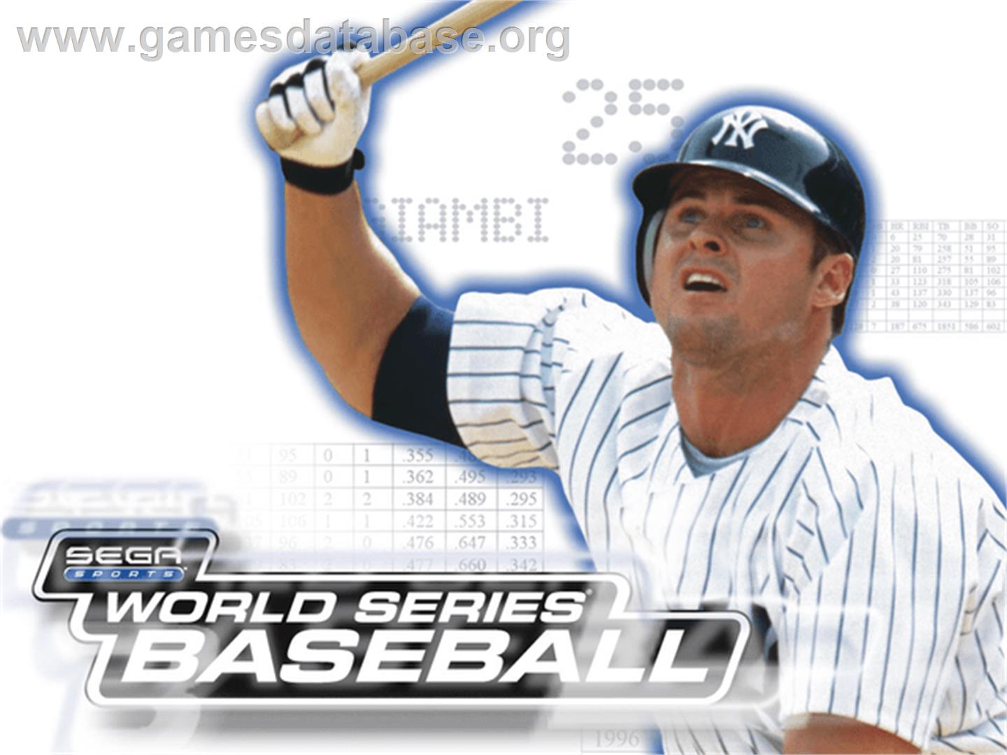 World Series Baseball - Microsoft Xbox - Artwork - Title Screen