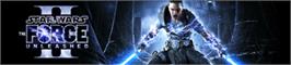 Banner artwork for Star Wars: The Force Unleashed II.